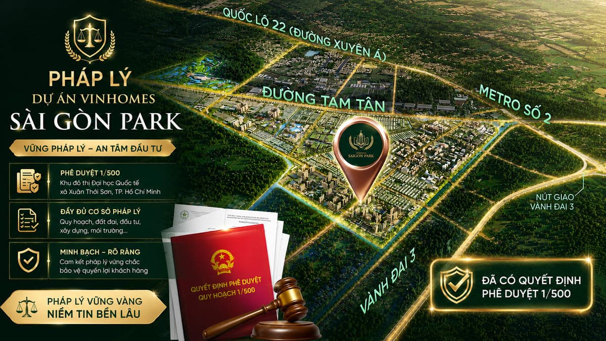 Thực trạng pháp lý Vinhomes Sài Gòn Park hiện ra sao?